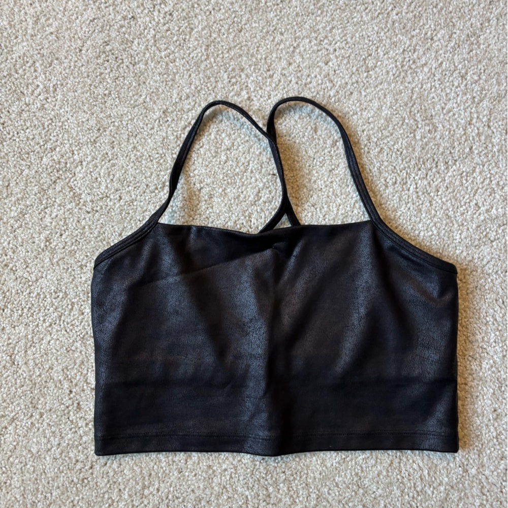 Beyond Yoga Black Strappy Crop Top